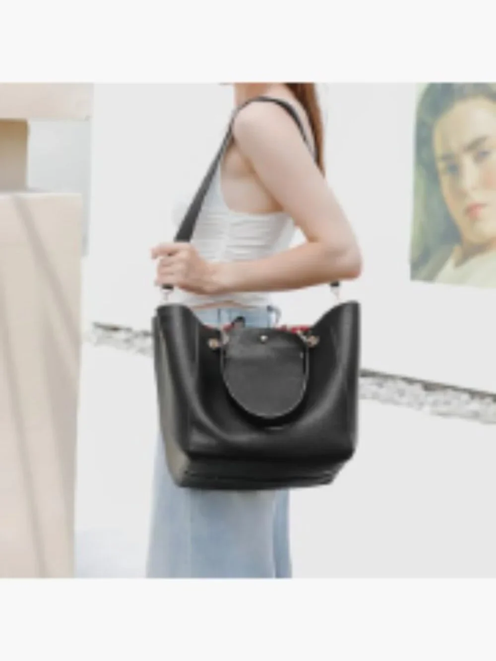Large Work Tote Bag Women Designer Handbags Big Bucket Purses